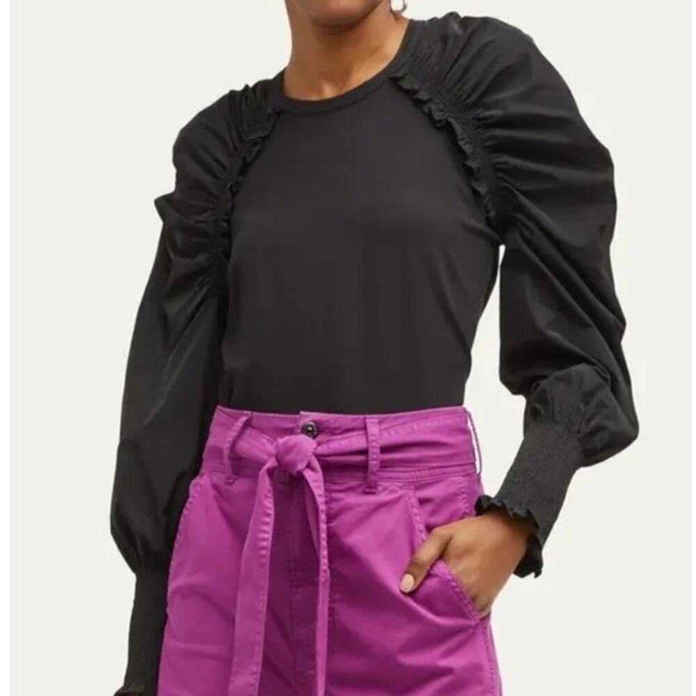 Veronica Beard Sumeeta Top Women's Black Size Medium